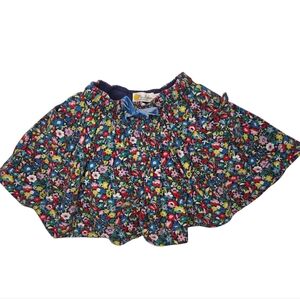 Mini Boden Ditsy Floral Twirl Skirt with Heart Pockets- Size 3/4